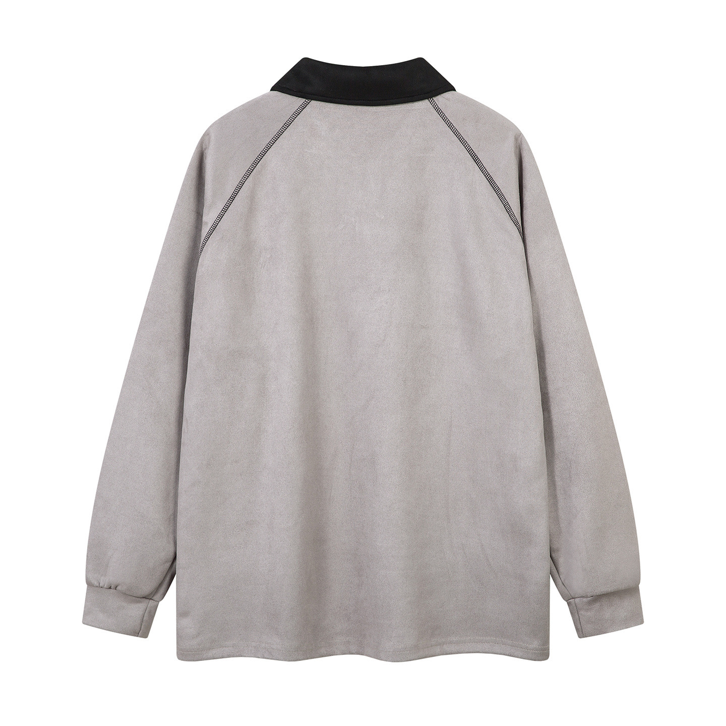 ヴィンテージバイカラー/ステッチデティールポロトップス/2color/cm0061