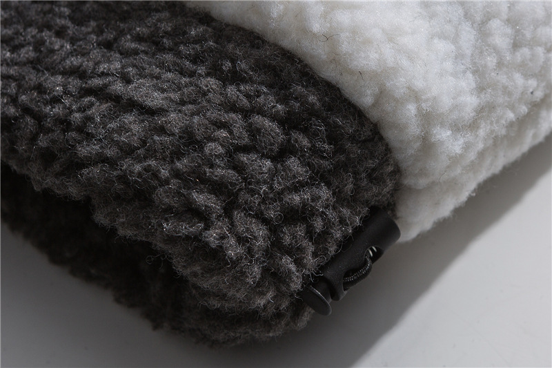 バイカラーワンポイントロゴボアジャケット/2color/cm0122