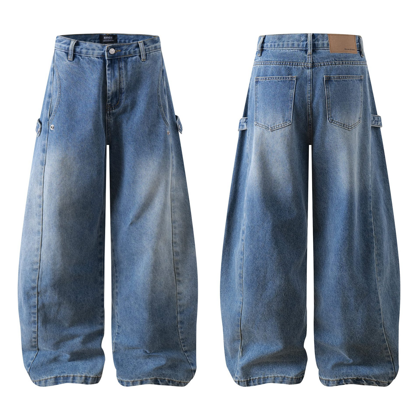 ワイドウォッシュドデニムパンツcm0009
