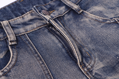 ベルトデザインカーゴデニムパンツ/2color/cm0090