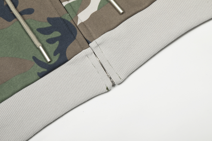 カモフラージュフード付きスウェットパーカー/cm0131