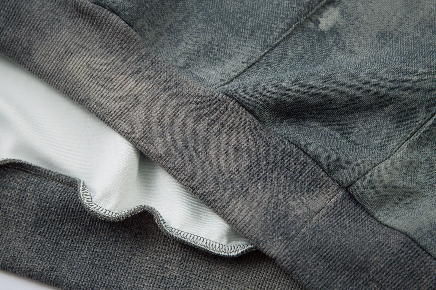 Alphabet Patch Washed Hoodie