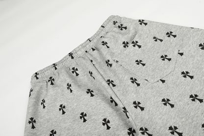 クロス柄スターロゴワイドパンツ/2color/cm0076