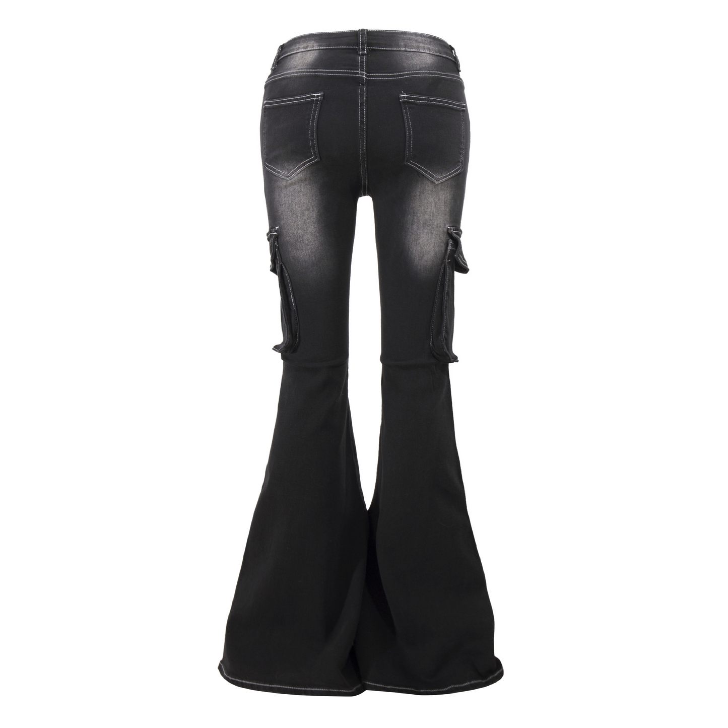 クロスデザインウォッシュドデニムパンツ/cm0093