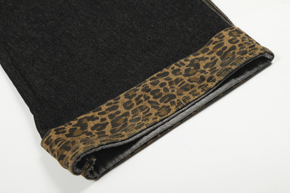 レオパードディテールワンポイントロゴパンツ/2color/cm0141