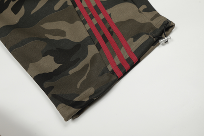 カモフラ柄サイドラインパンツ/cm0054