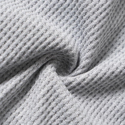 ファーフードワッフルクロスポイントジップアップパーカー/cm0016