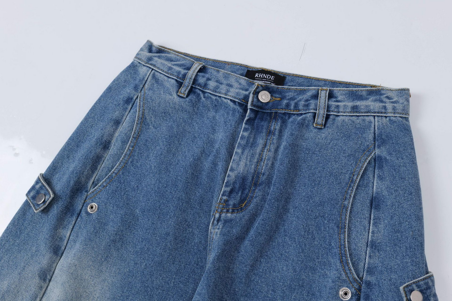 ワイドウォッシュドデニムパンツcm0009