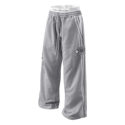 BIGロゴ/ラインワイドパンツ/2color/cm0066