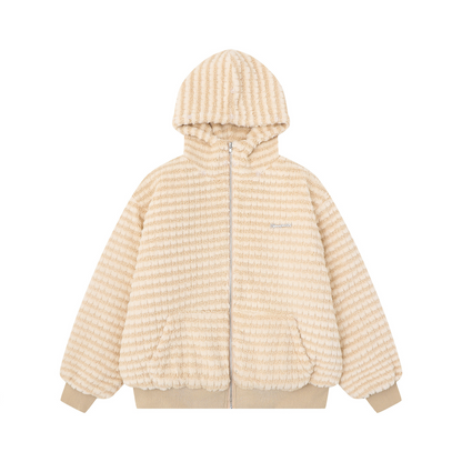 ボーダーボアジャケット/2color/cm0006