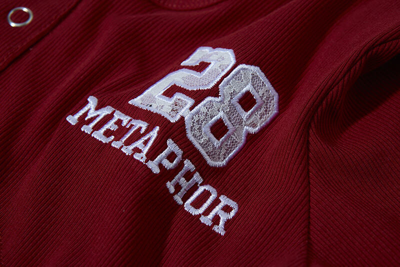 レースラインスポーティー/ナンバー刺繍長袖Tシャツ/2color/cm0099