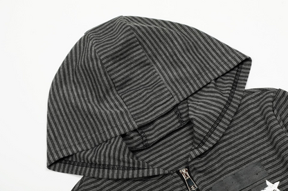 スタープリントジップアップスウェット