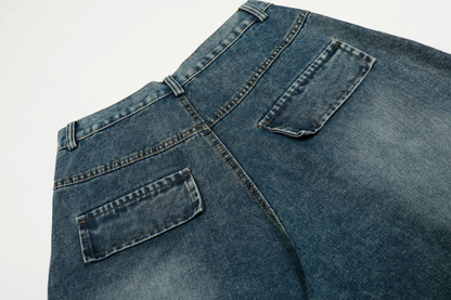 刺繡ロゴポケットデザインデニムパンツ/cm0064