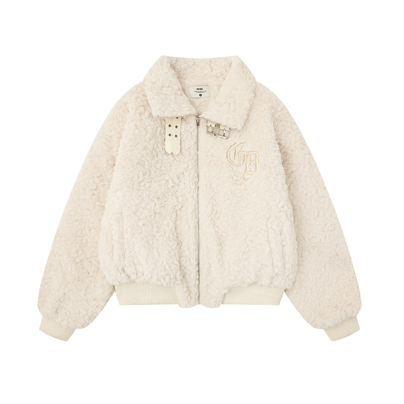 ベルトネックボアジャケット/2color/cm0072