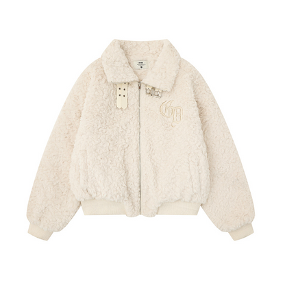 ベルトネックボアジャケット/2color/cm0072