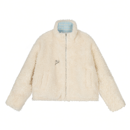 リバーシブルボアジャケット/2color/cm0069