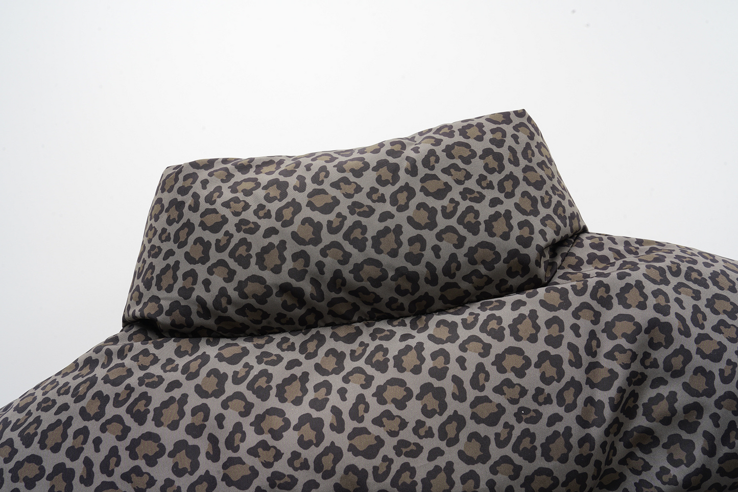レオパードプリントパターンルーズパファージャケットcm0136