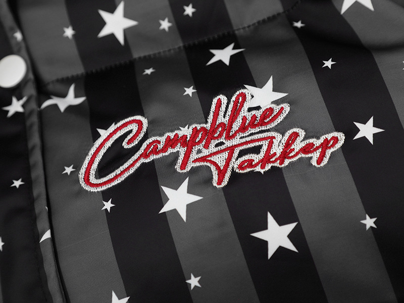 スター柄ファー付きフードパファージャケット/2color/cm0021