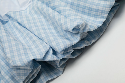 シースルーディテールバブルヘムミニスカート/2color/cm0108