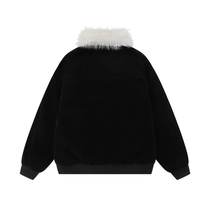 ベルトデザインアクセサリーロゴジャケットcm0012