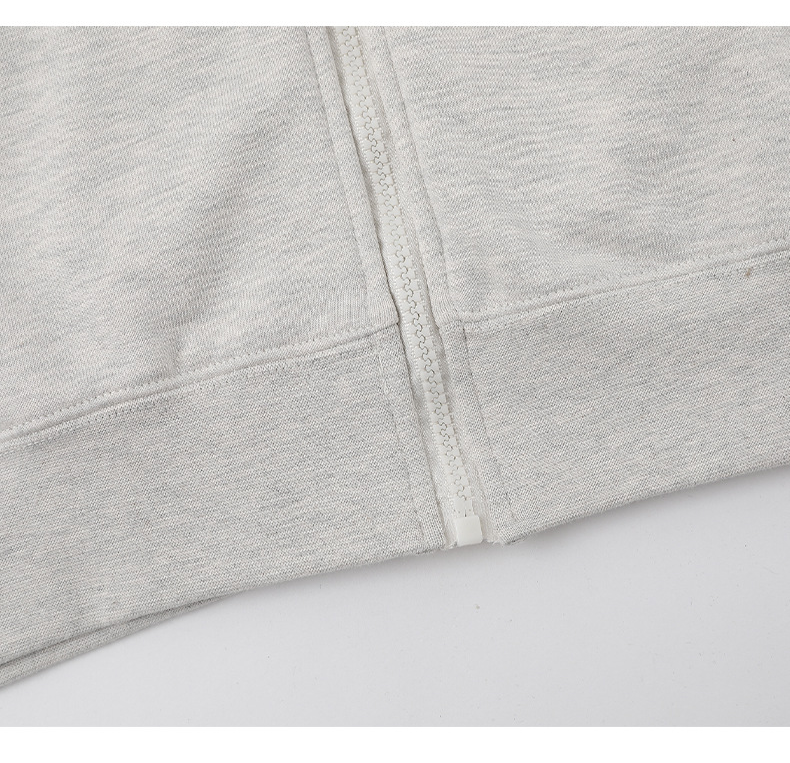 ファー付きプリントスウェットパーカー/2color/cm0029